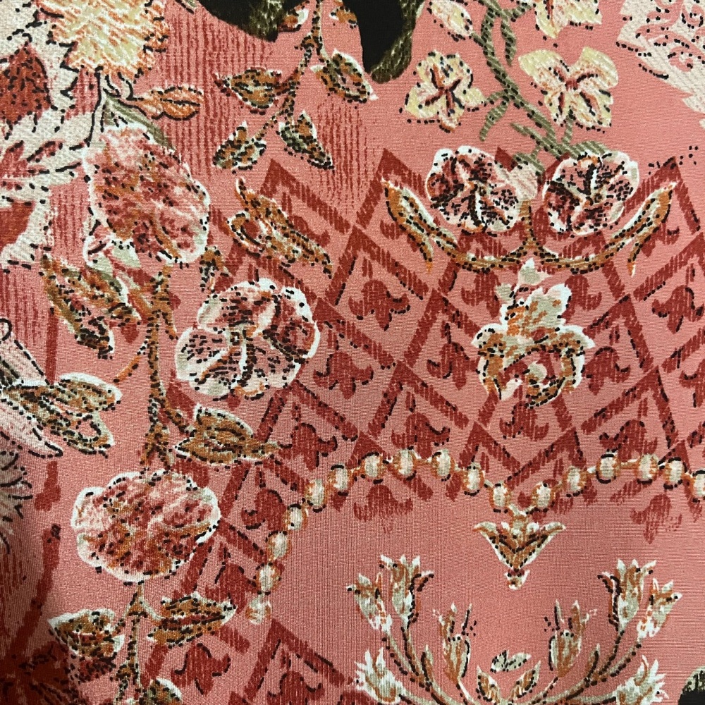 Roberto Cavalli Multicolor Floral Long Sleeve Midi Dress - Picture 9 of 11